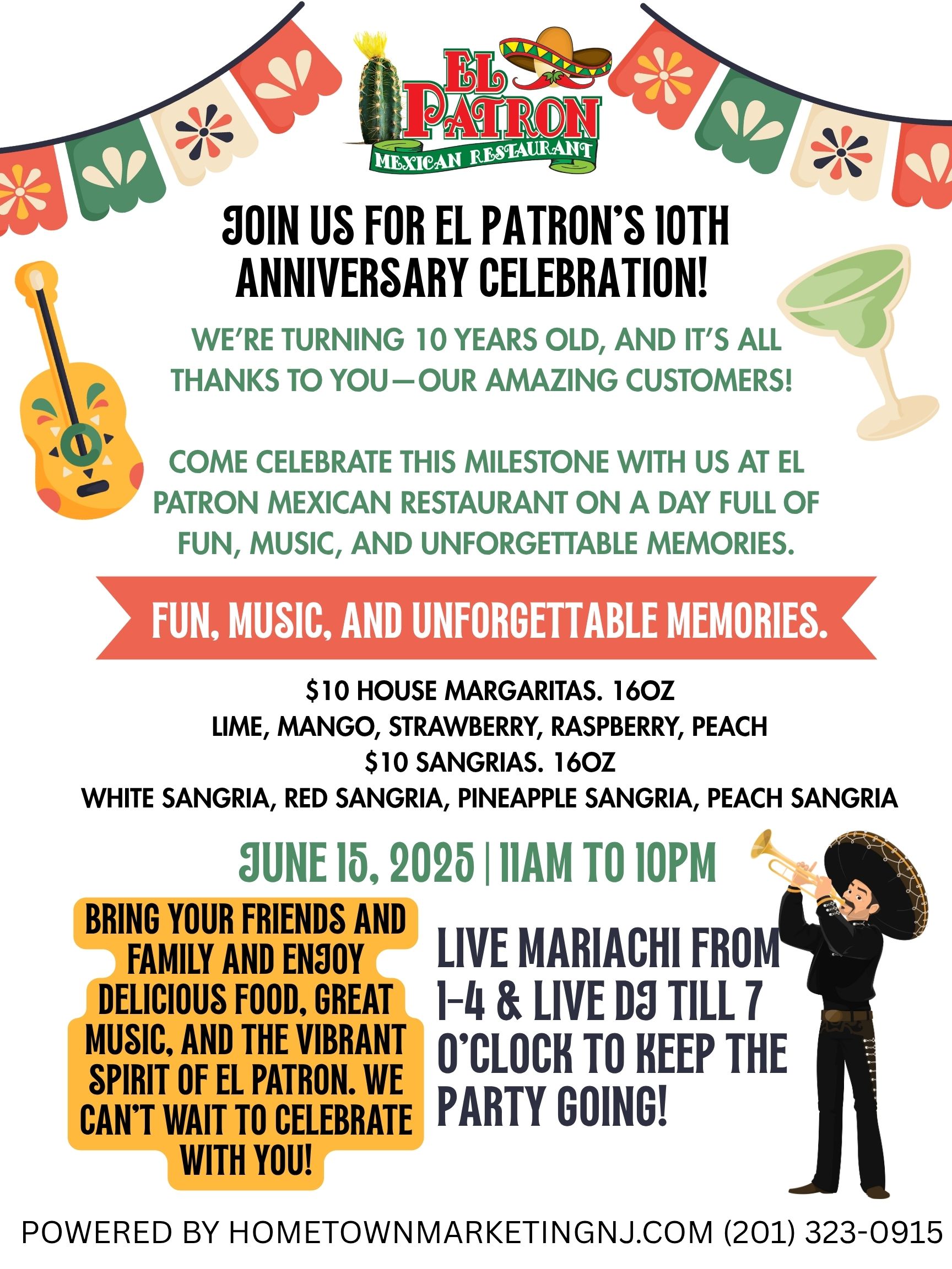 El patron anniversry celebration